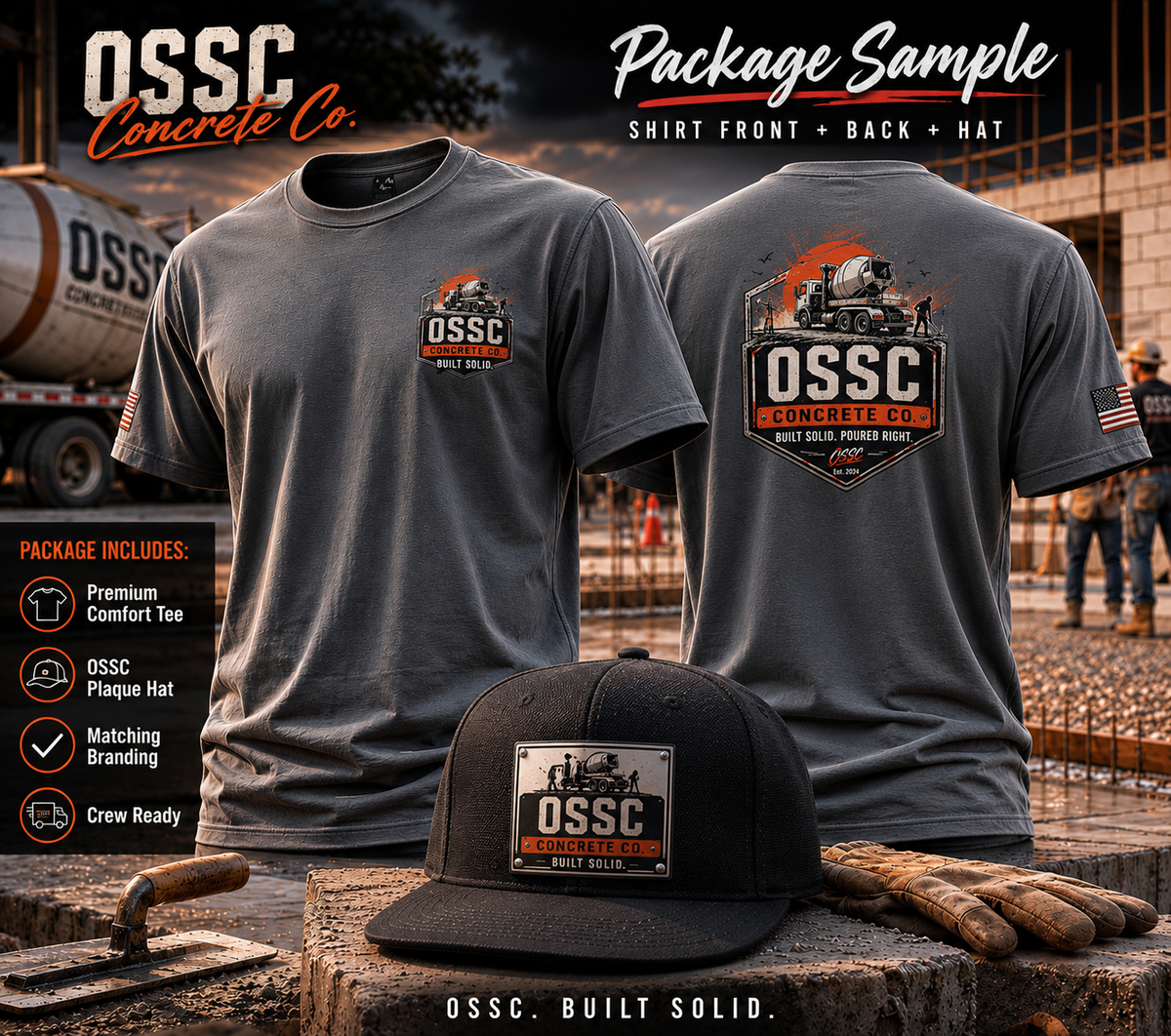 12 - Short Sleeve - Left Chest & Full back