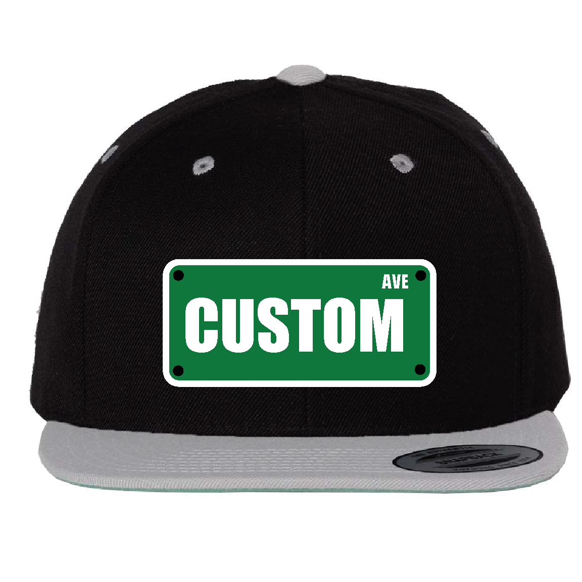 Custom Street AVE Sign Plaque Flat Hat