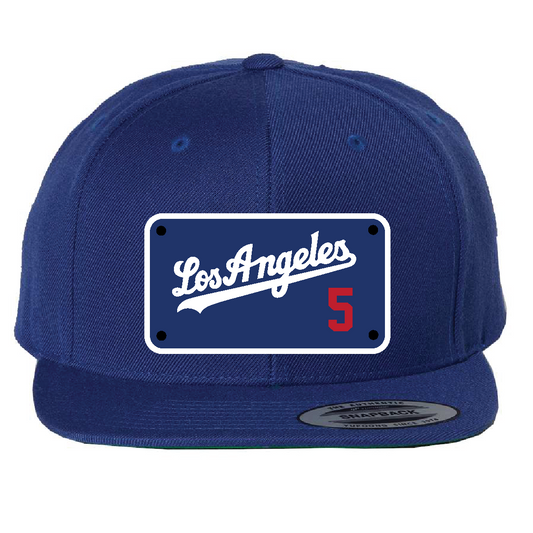 Custom Blue/Blue Los Angeles Freeman Hat