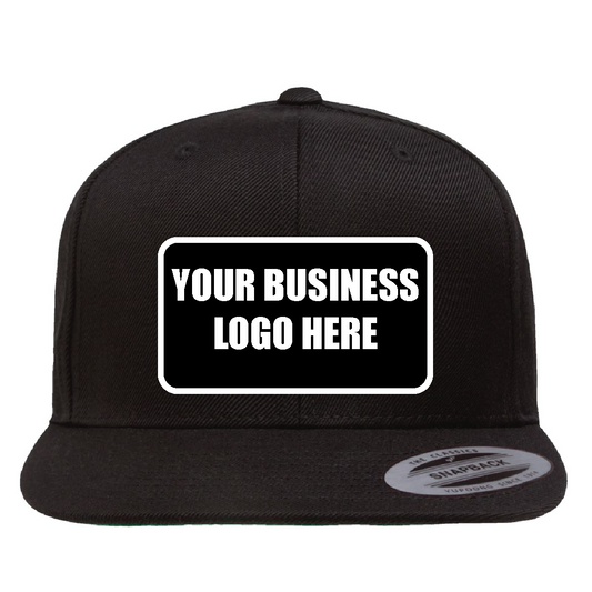 Custom Trucker Plaque Flat Hat