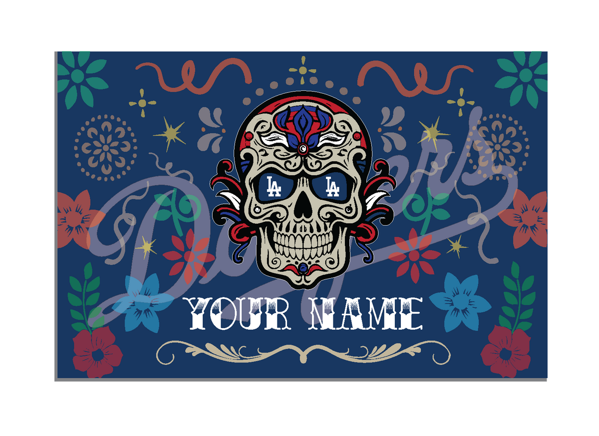Personalized Dia De Los Muertos Wall Sign