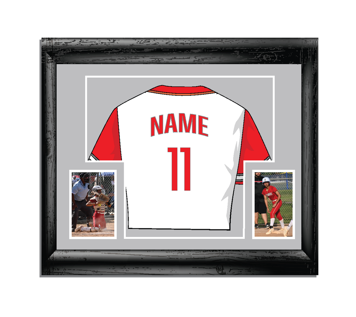 Personalized  Full Baseball/Softball Jersey Frame