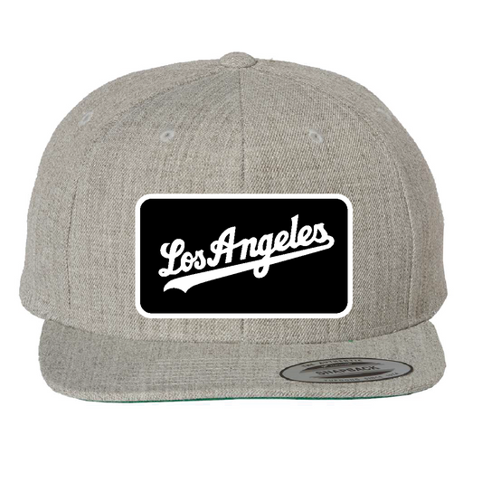 Custom Grey/Black Los Angeles Hat