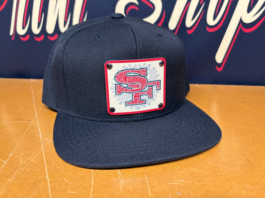 Custom Cal. 49ers Plaque Hat - OSPS 49ers Plaque Style