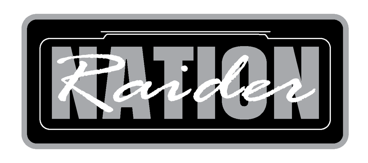 Custom Raider Nation Tool Box, Hard Hat, Cooler, Locker Plaque - with adhesive