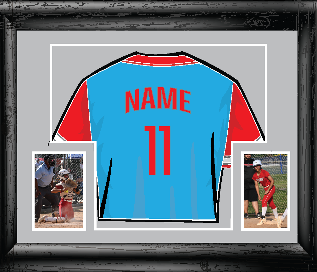 Personalized  Full Baseball/Softball Jersey Frame