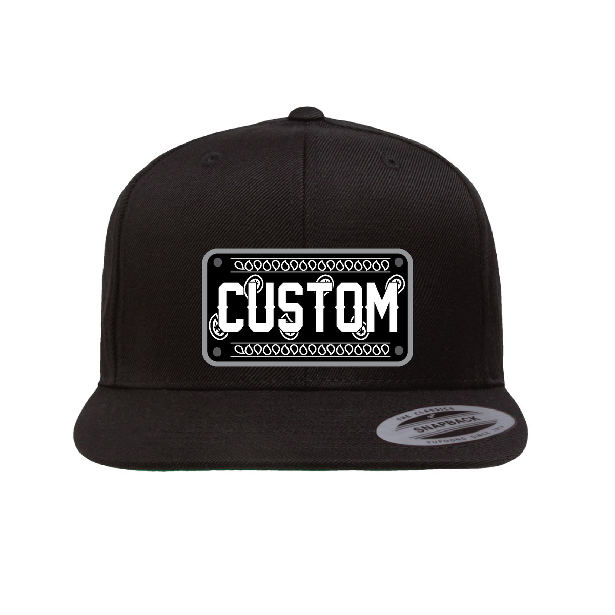 Bandana Strip Customizable Plaque Flat Hat