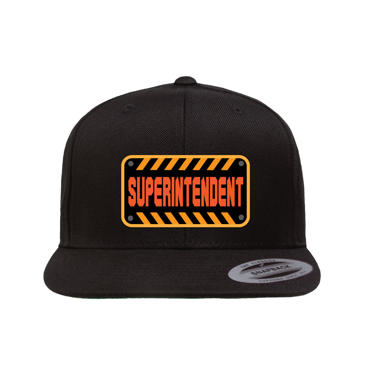 Superintendent Safety Plaque Flat Hat