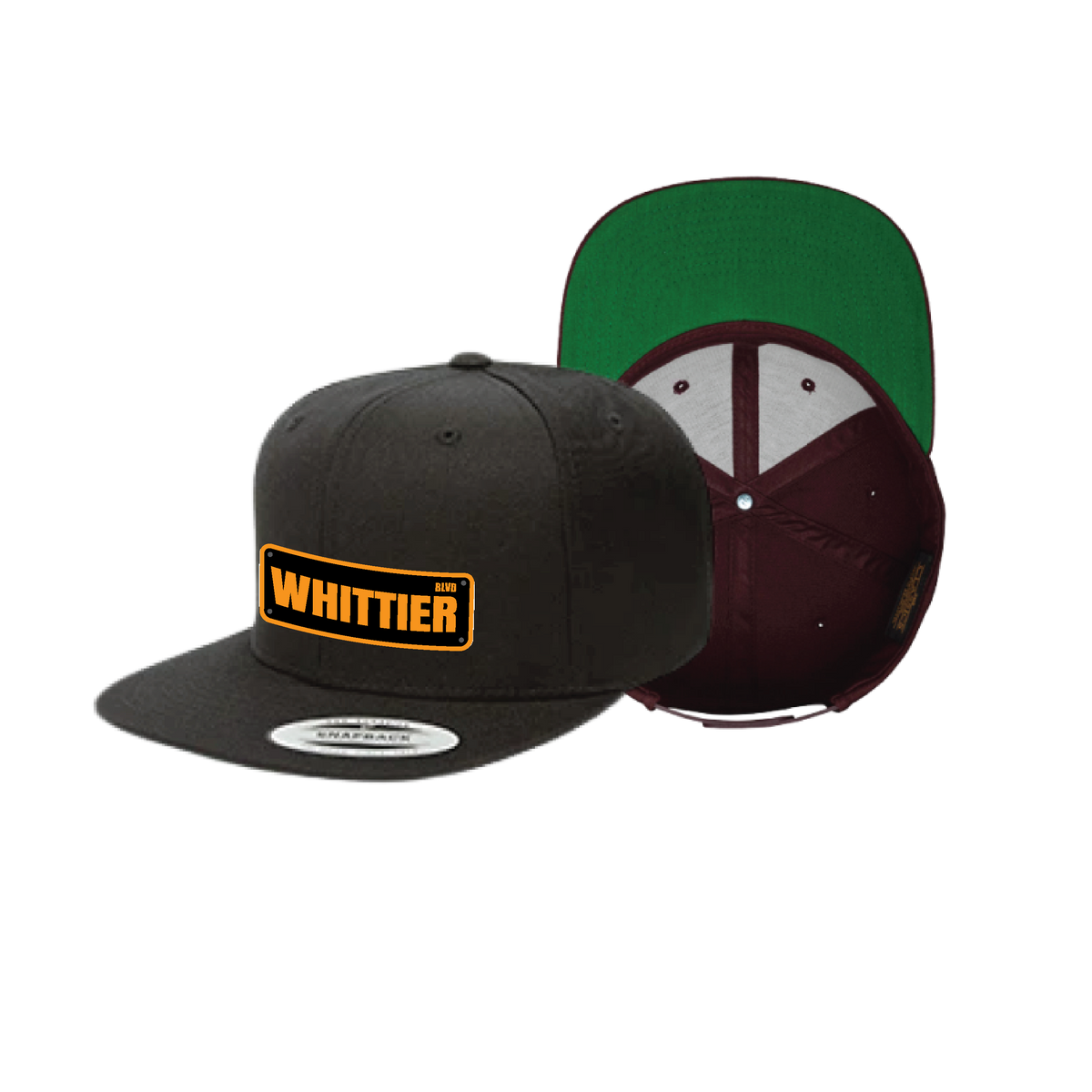 Whittier BLVD Sign Plaque Flat Hat